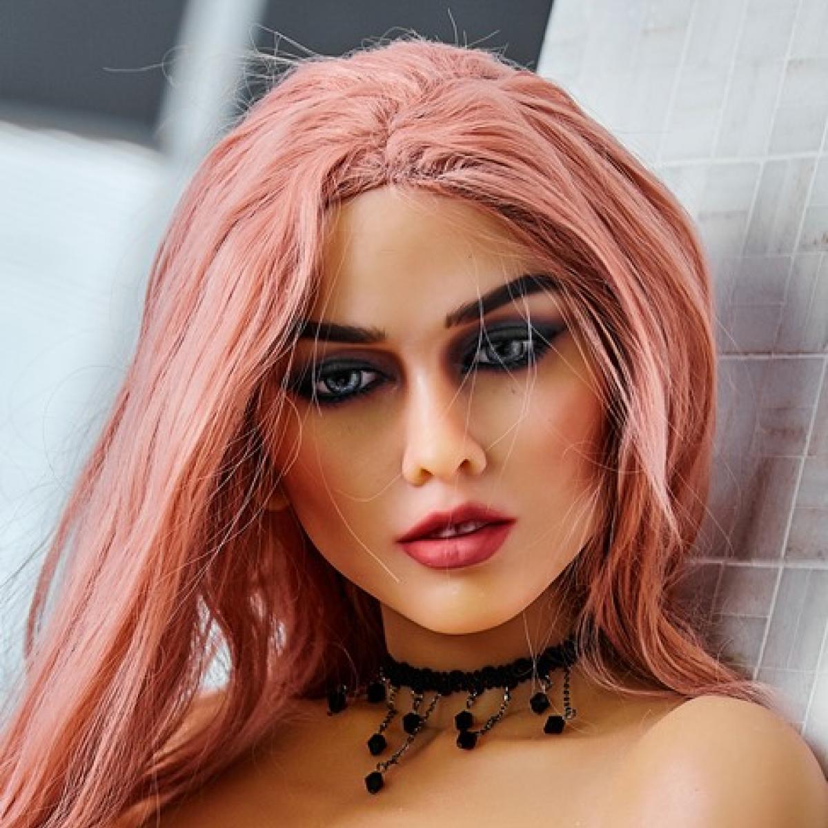 Neodoll Racy Selina - Sex Doll Head - M16 Compatible - Tan - Lucidtoys