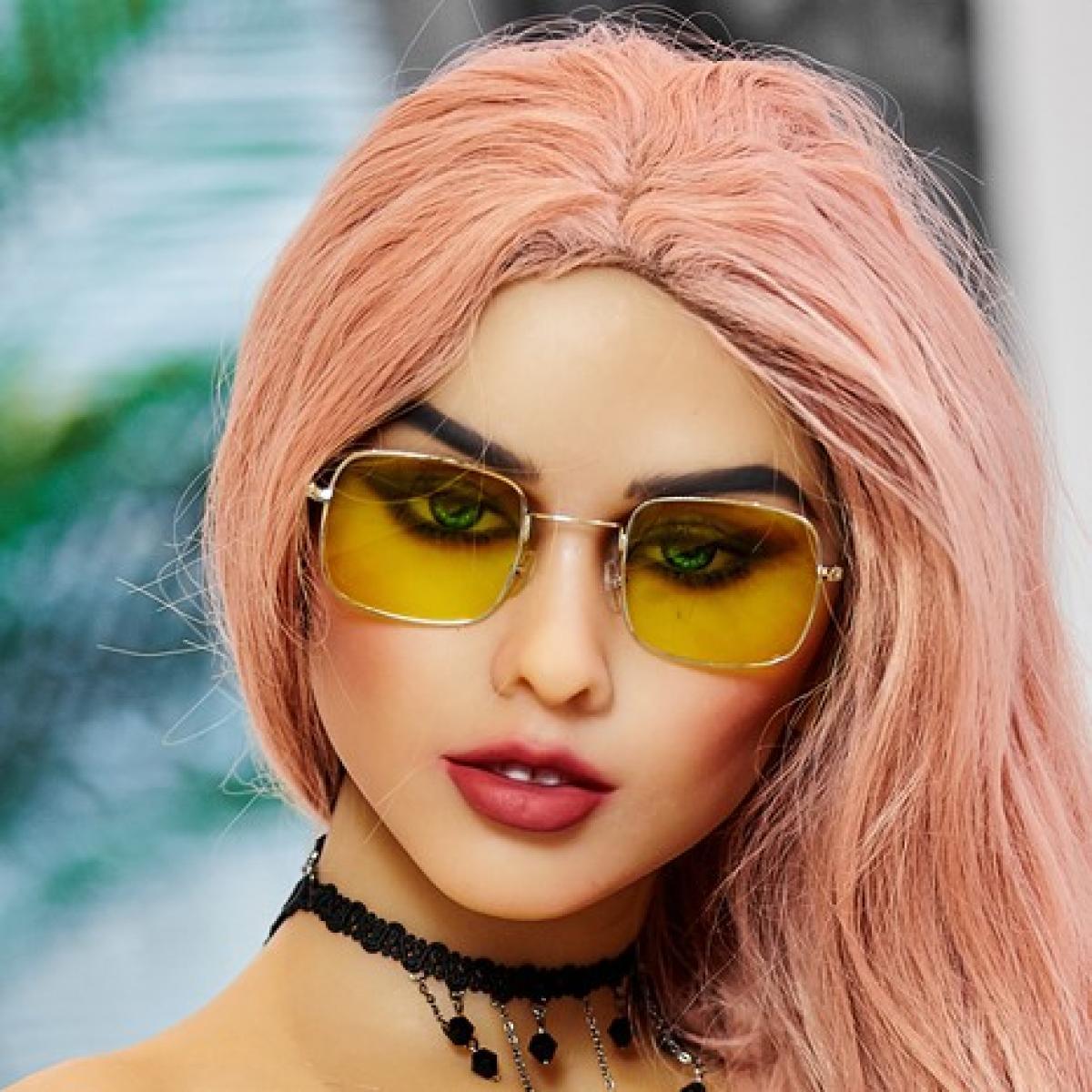 Neodoll Racy Selina - Sex Doll Head - M16 Compatible - Tan - Lucidtoys