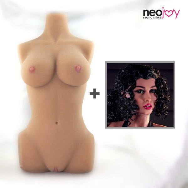 Neojoy Easy Love Sex Doll Torso Rosie Head - Head Connector - Tan - 14kg - Lucidtoys