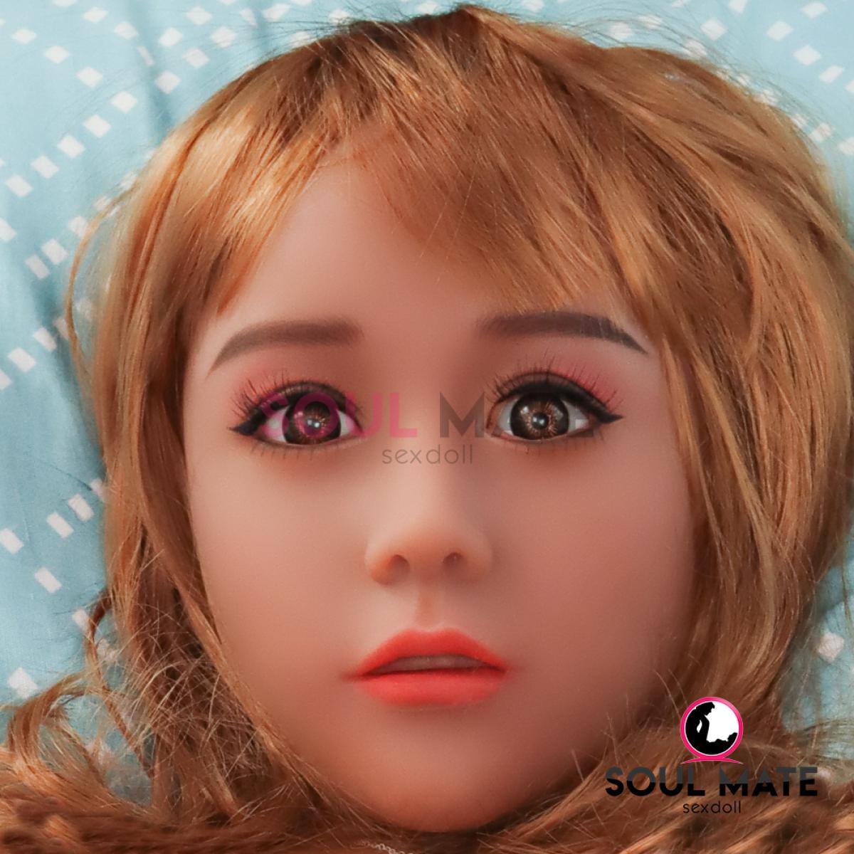 SoulMate Dolls - Lilly Head - Sex Doll Heads - Light Brown - Lucidtoys