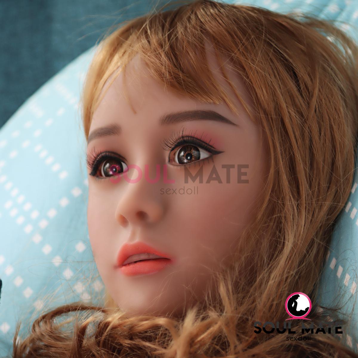 SoulMate Dolls - Lilly Head - Sex Doll Heads - Light Brown - Lucidtoys