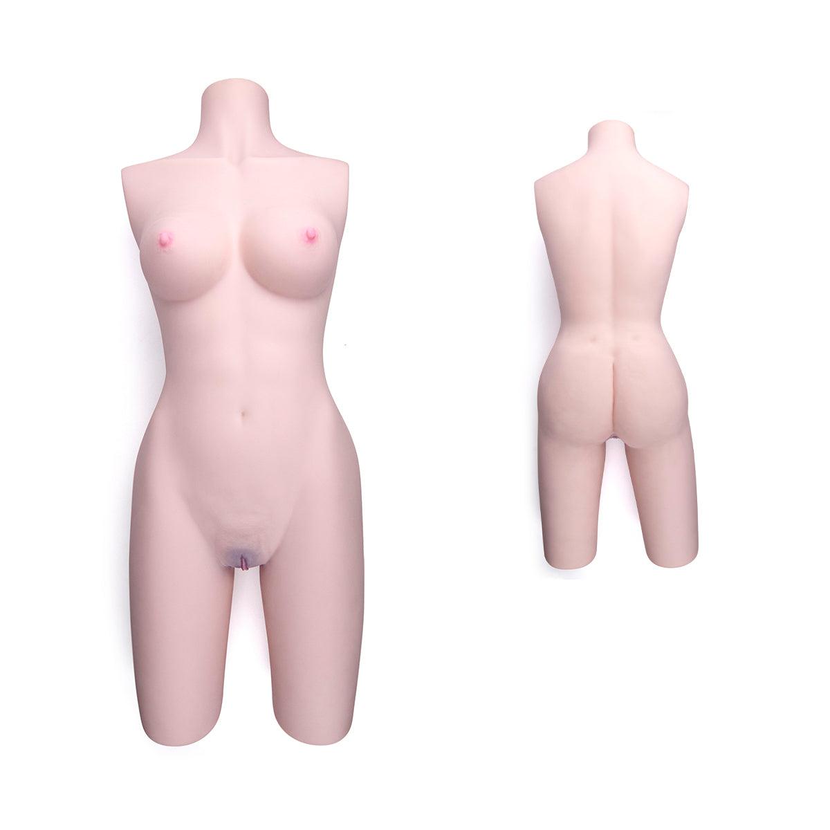 Neojoy - Big half body Sex Torso with Flexible Skeleton - Japenise White - 21.5Kg - Lucidtoys