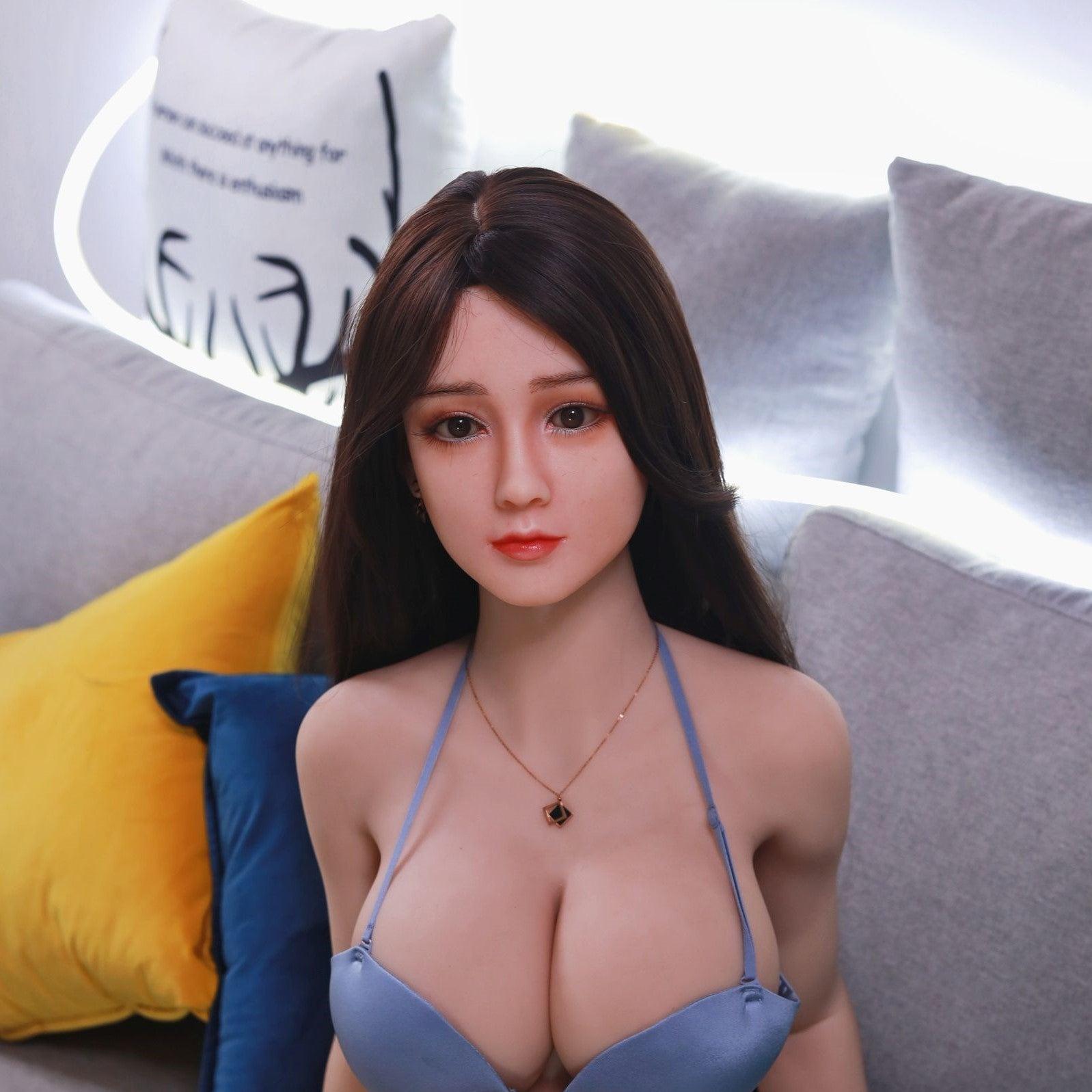 Neodoll Sugar Babe - Phoenix - Silicone Sex Doll Head - Implanted Hair - Silicone Colour - Lucidtoys