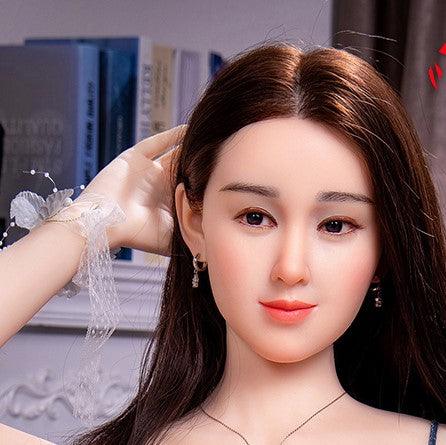 Fire Doll - Nicole - Silicone Sex Doll Head - Natural - Lucidtoys