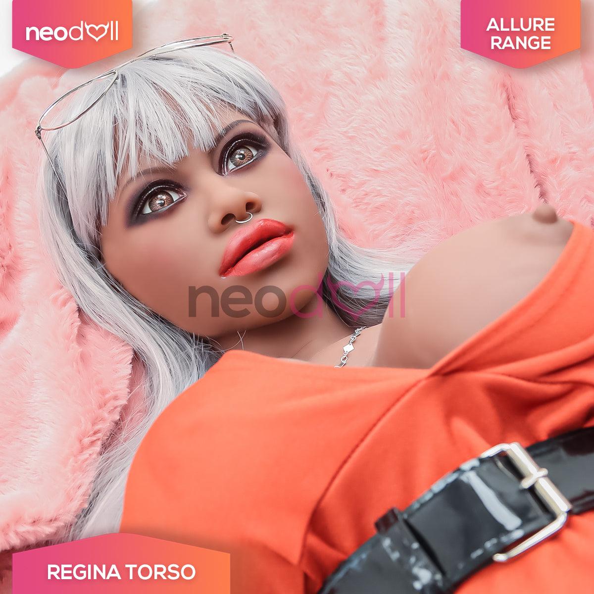 Neodoll Allure Regina - Sex Doll Head - Black - Lucidtoys